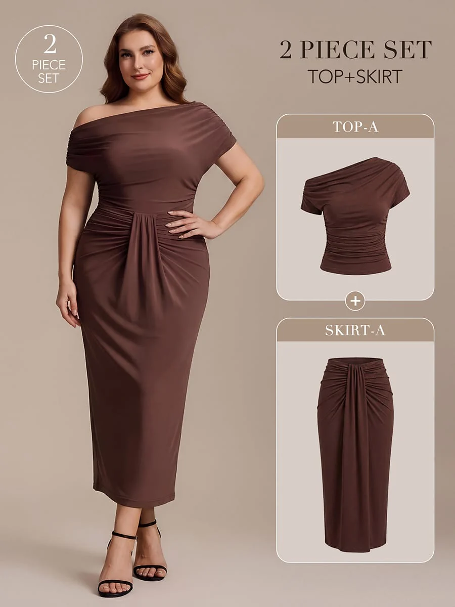 Knit Off-the-shoulder Sleeve Top - Image 26