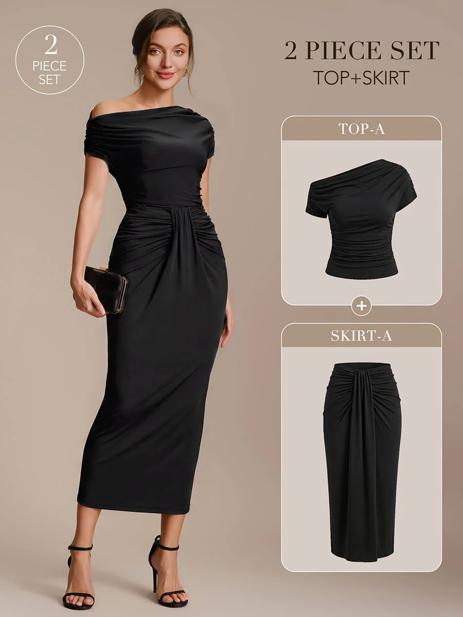 Knit Off-the-shoulder Sleeve Top - Image 5