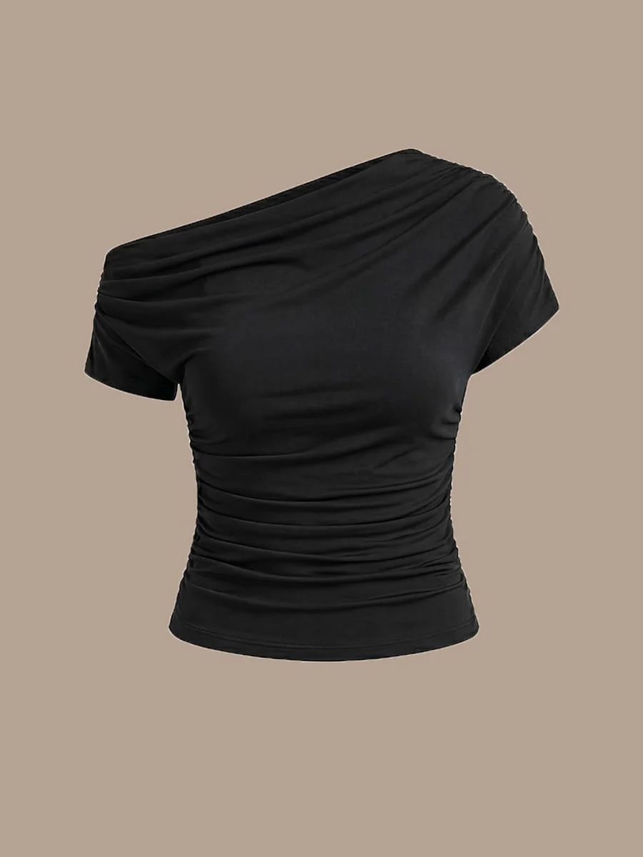 Knit Off-the-shoulder Sleeve Top - Image 6