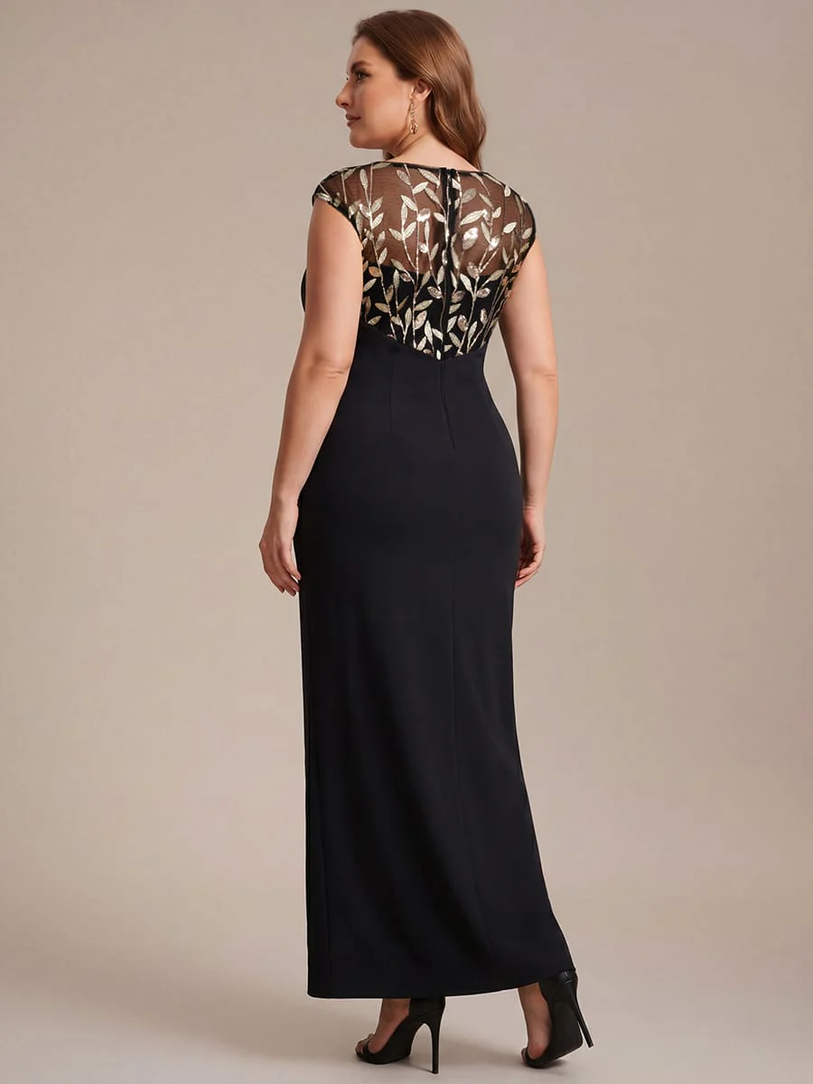Knotted Crepe Cap Sleeve Dress - Image 17