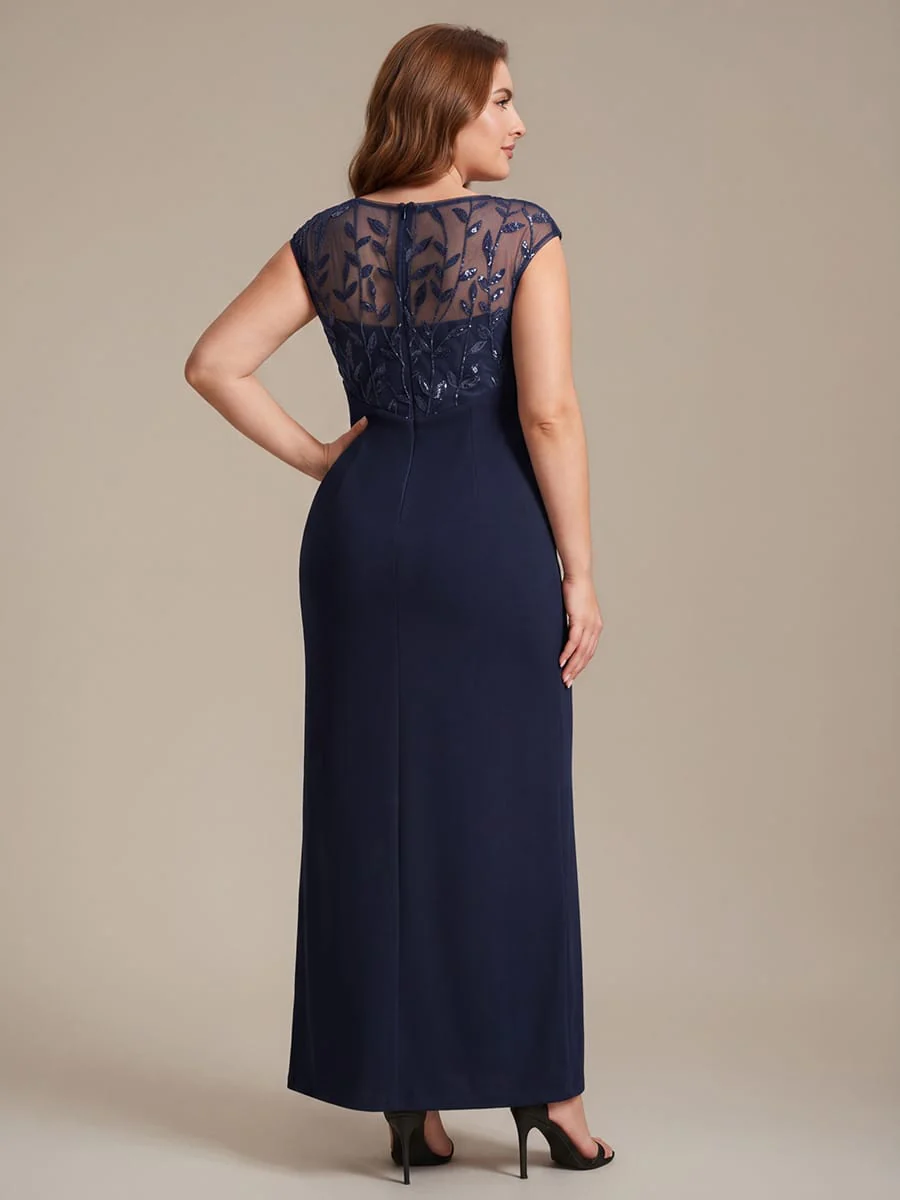 Knotted Crepe Cap Sleeve Dress - Image 27