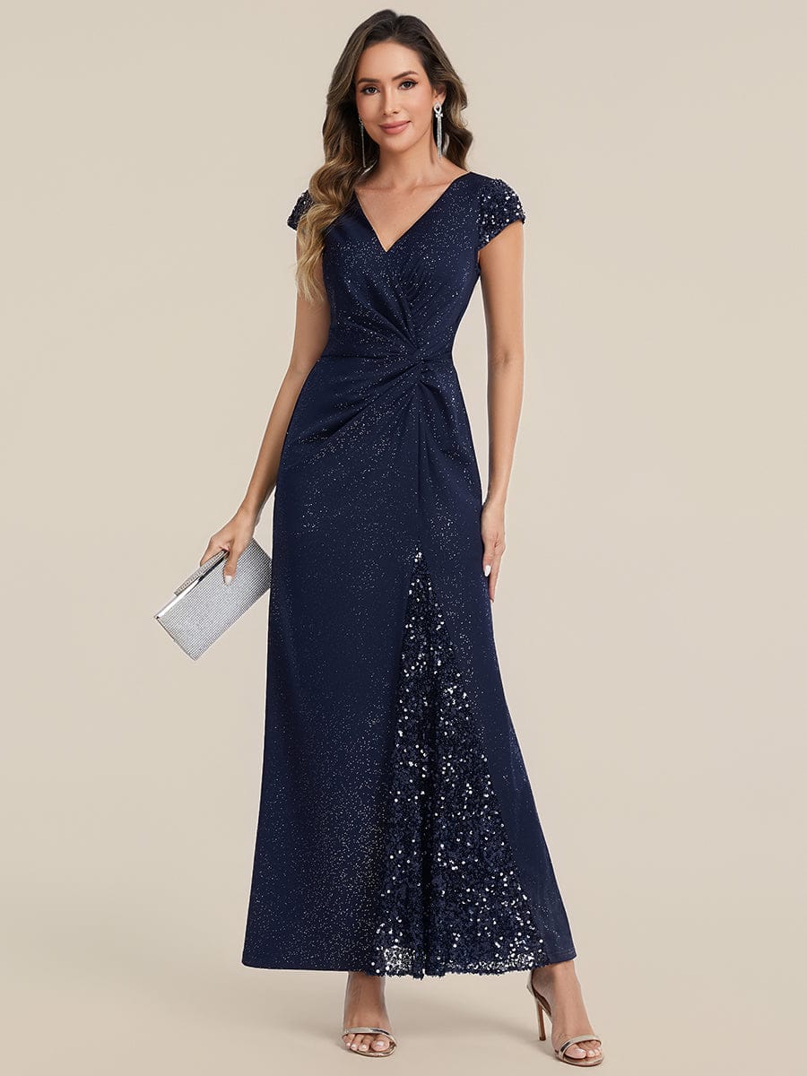 ever KAIA|Knotted Knit Cap Sleeve Dress - Image 16