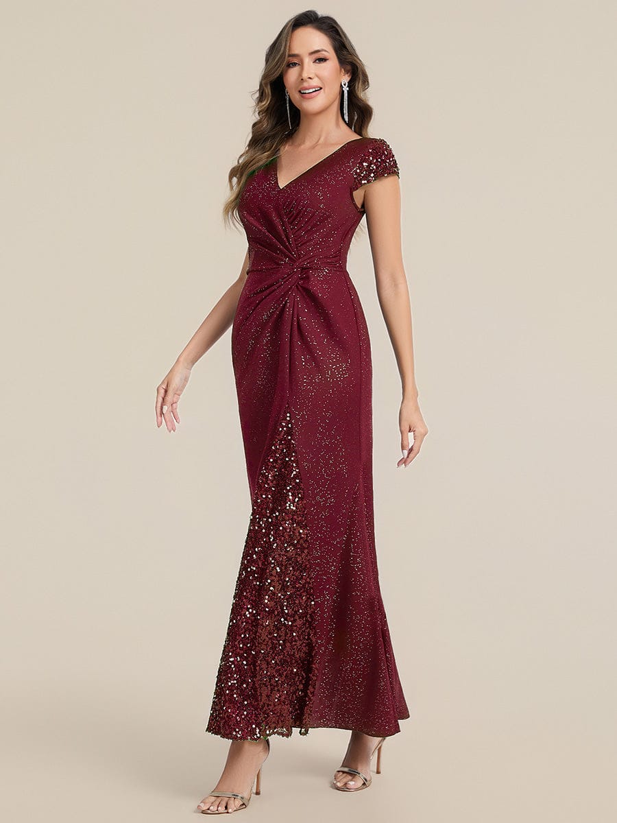 ever KAIA|Knotted Knit Cap Sleeve Dress - Image 28