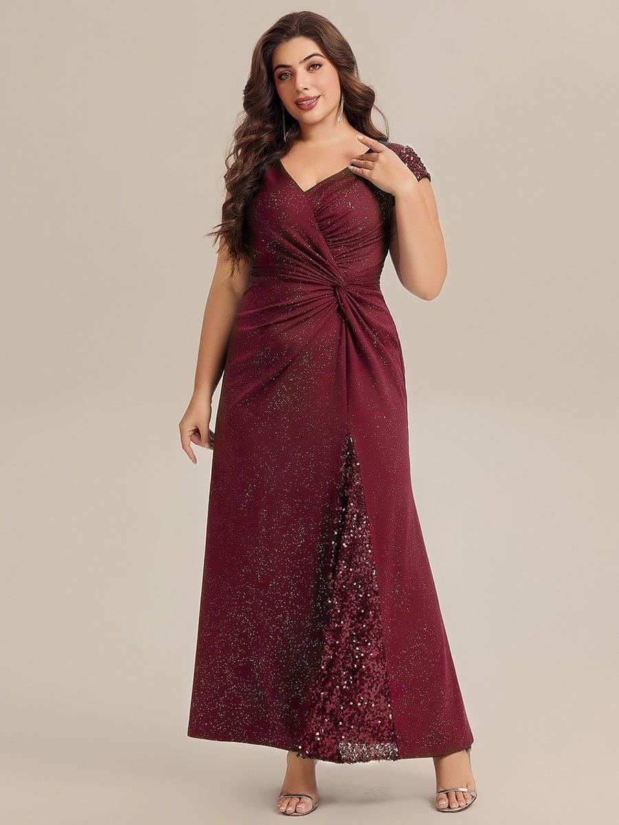 ever KAIA|Knotted Knit Cap Sleeve Dress - Image 33