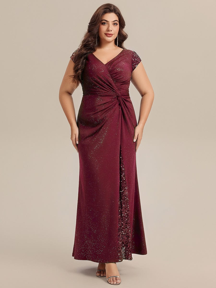 ever KAIA|Knotted Knit Cap Sleeve Dress - Image 34