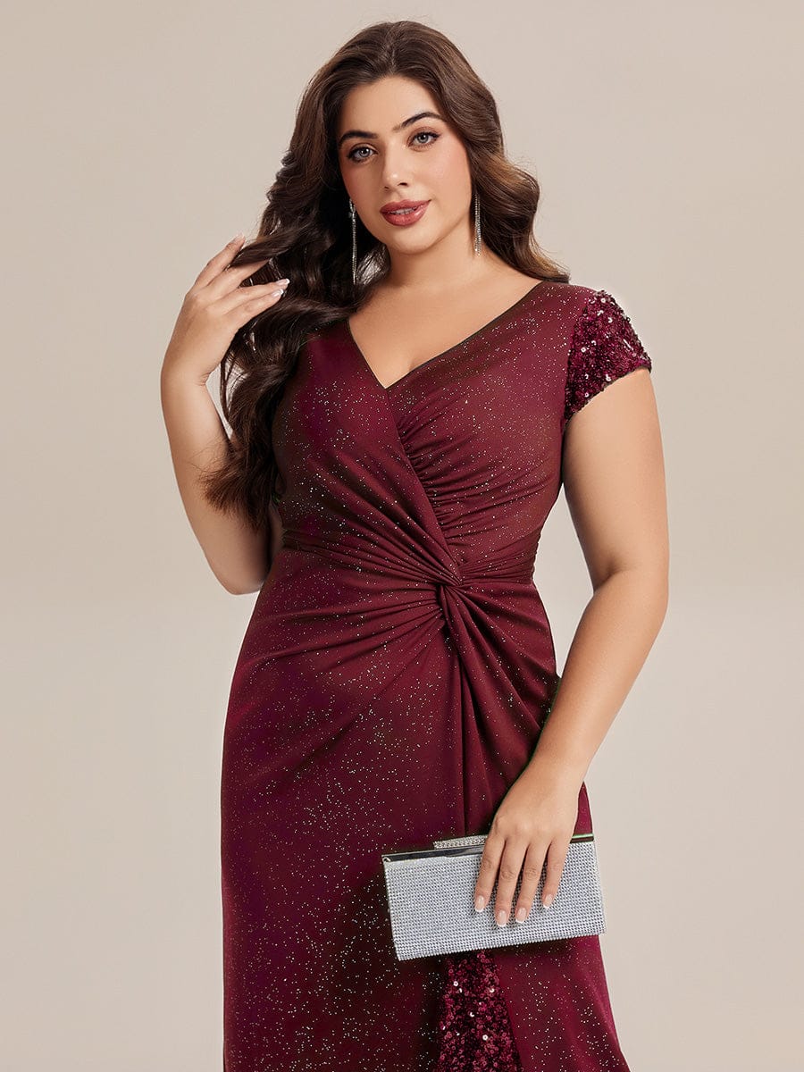 ever KAIA|Knotted Knit Cap Sleeve Dress - Image 35
