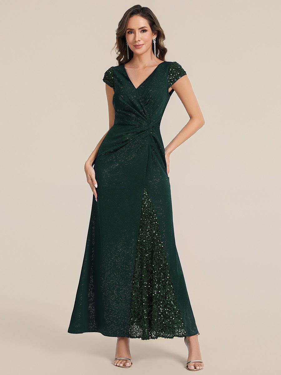 ever KAIA|Knotted Knit Cap Sleeve Dress - Image 36