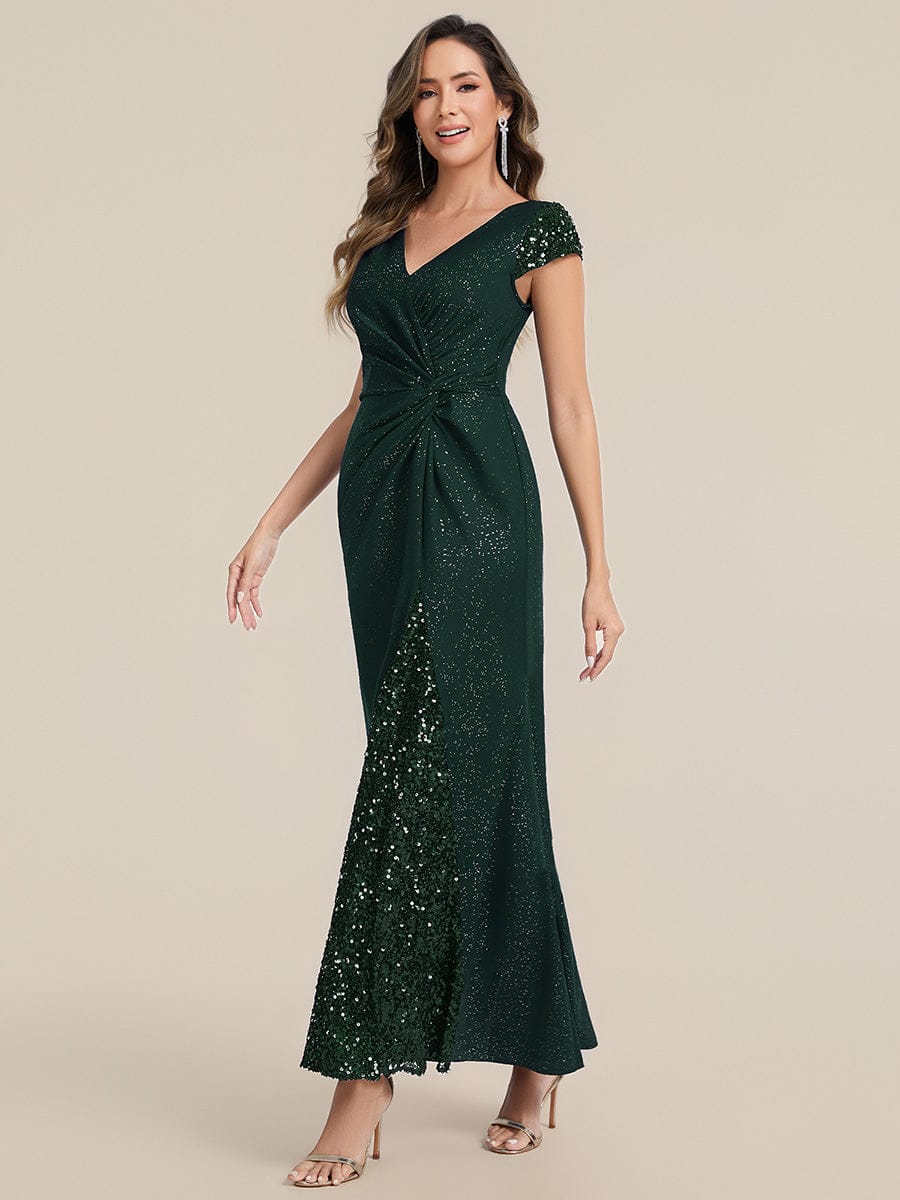 ever KAIA|Knotted Knit Cap Sleeve Dress - Image 38