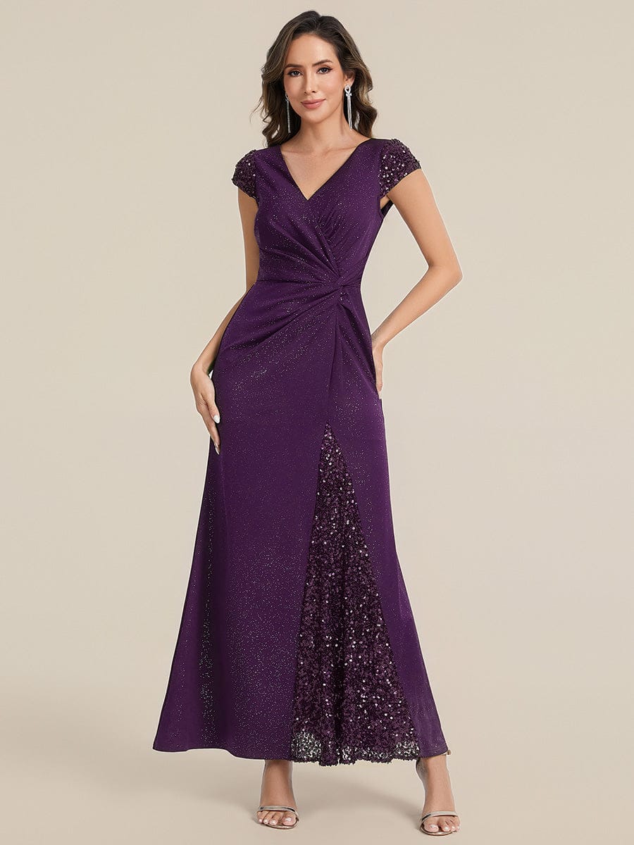 ever KAIA|Knotted Knit Cap Sleeve Dress - Image 46
