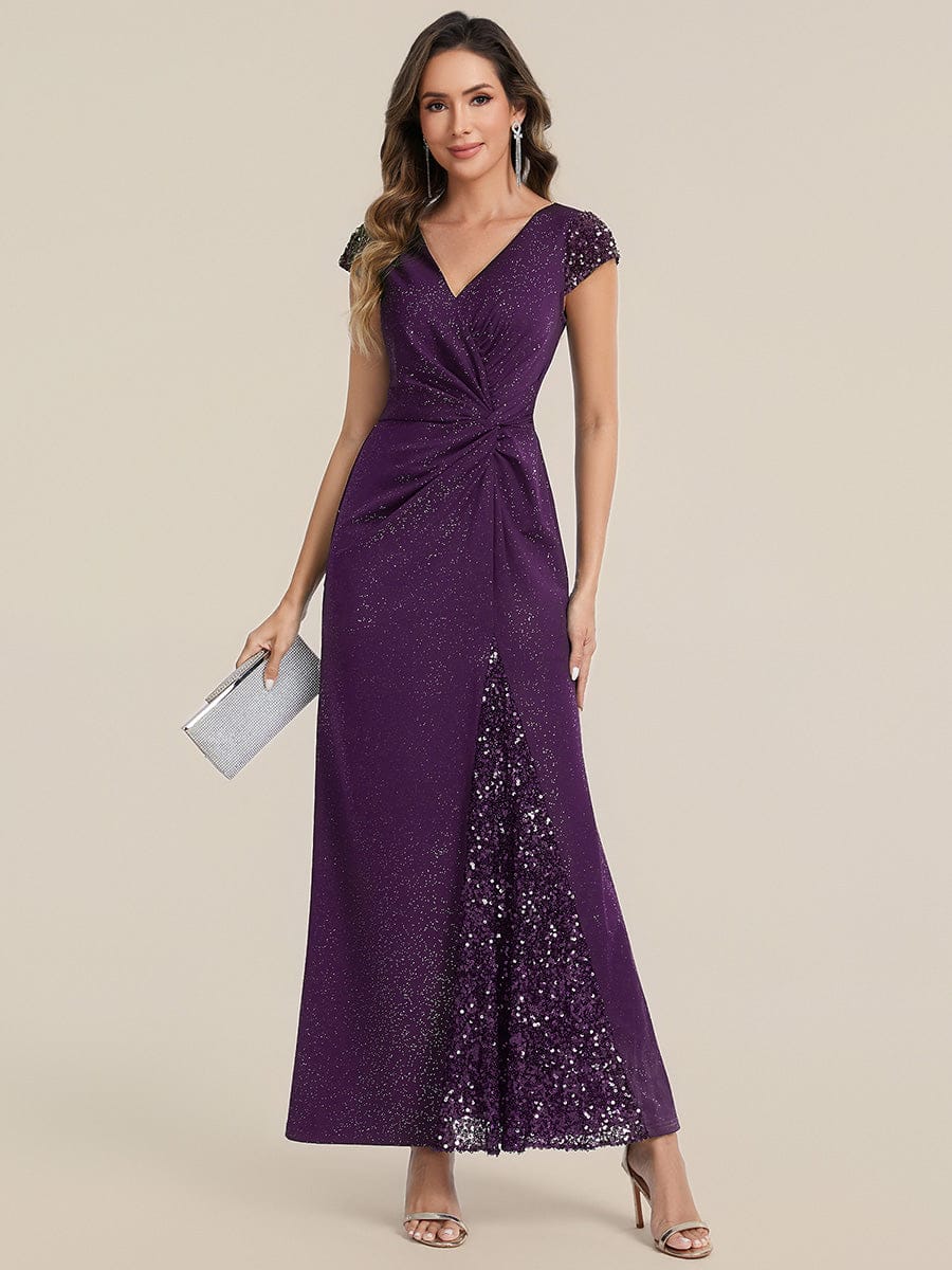 ever KAIA|Knotted Knit Cap Sleeve Dress - Image 49