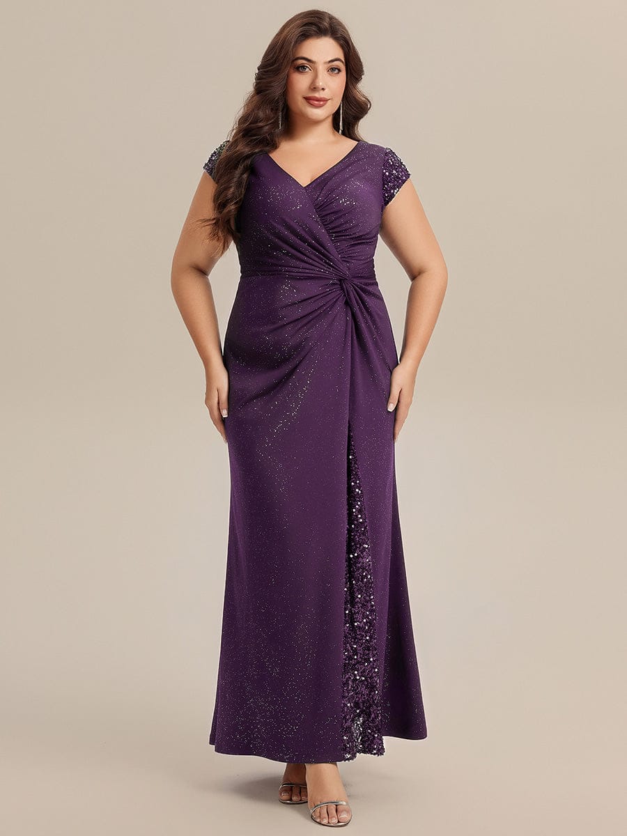 ever KAIA|Knotted Knit Cap Sleeve Dress - Image 54
