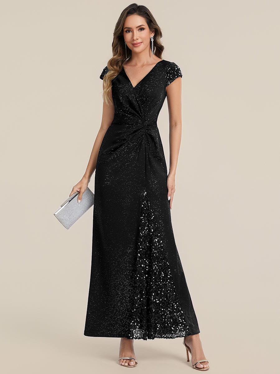 ever KAIA|Knotted Knit Cap Sleeve Dress - Image 8