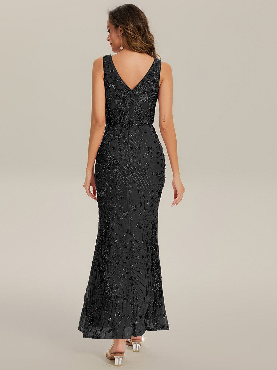 ever JUNIPER|Ruched Sequin Bodycon Evening Dress - Image 2