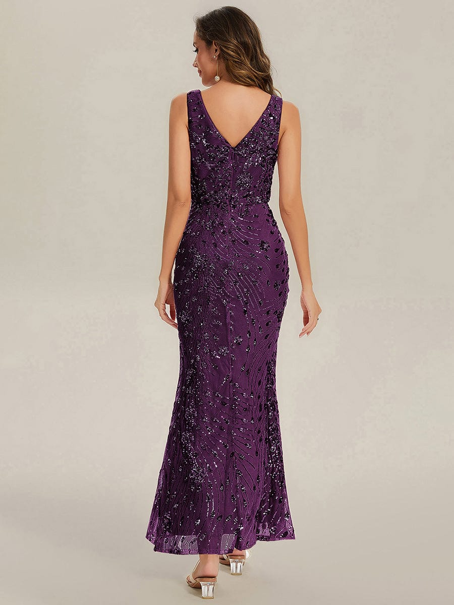 ever JUNIPER|Ruched Sequin Bodycon Evening Dress - Image 53