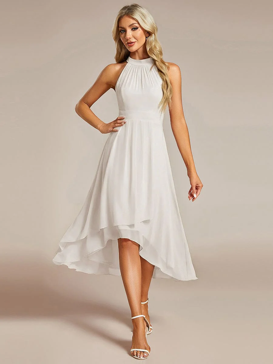 ever POSIE | Midi A-Line Halter Neck Chiffon Dress - Image 104