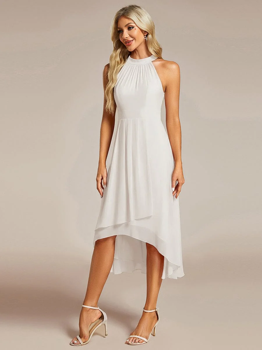 ever POSIE | Midi A-Line Halter Neck Chiffon Dress - Image 106