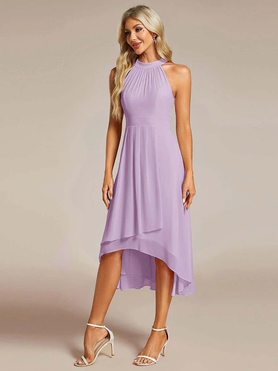 ever POSIE | Midi A-Line Halter Neck Chiffon Dress - Image 116