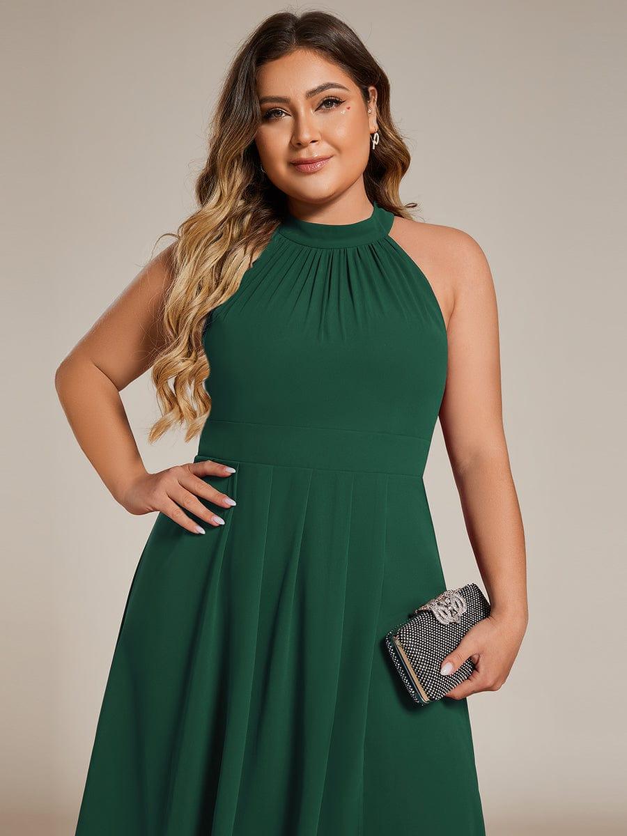 ever POSIE | Midi A-Line Halter Neck Chiffon Dress - Image 30