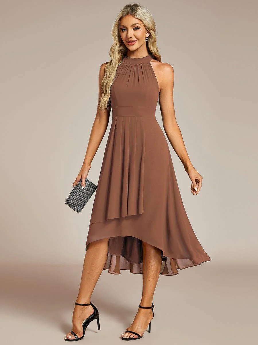 ever POSIE | Midi A-Line Halter Neck Chiffon Dress - Image 44