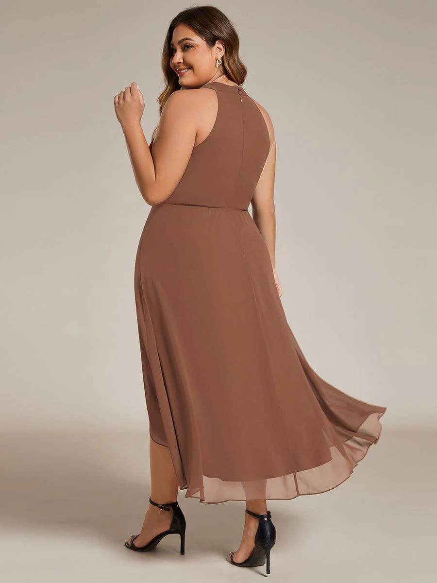 ever POSIE | Midi A-Line Halter Neck Chiffon Dress - Image 50