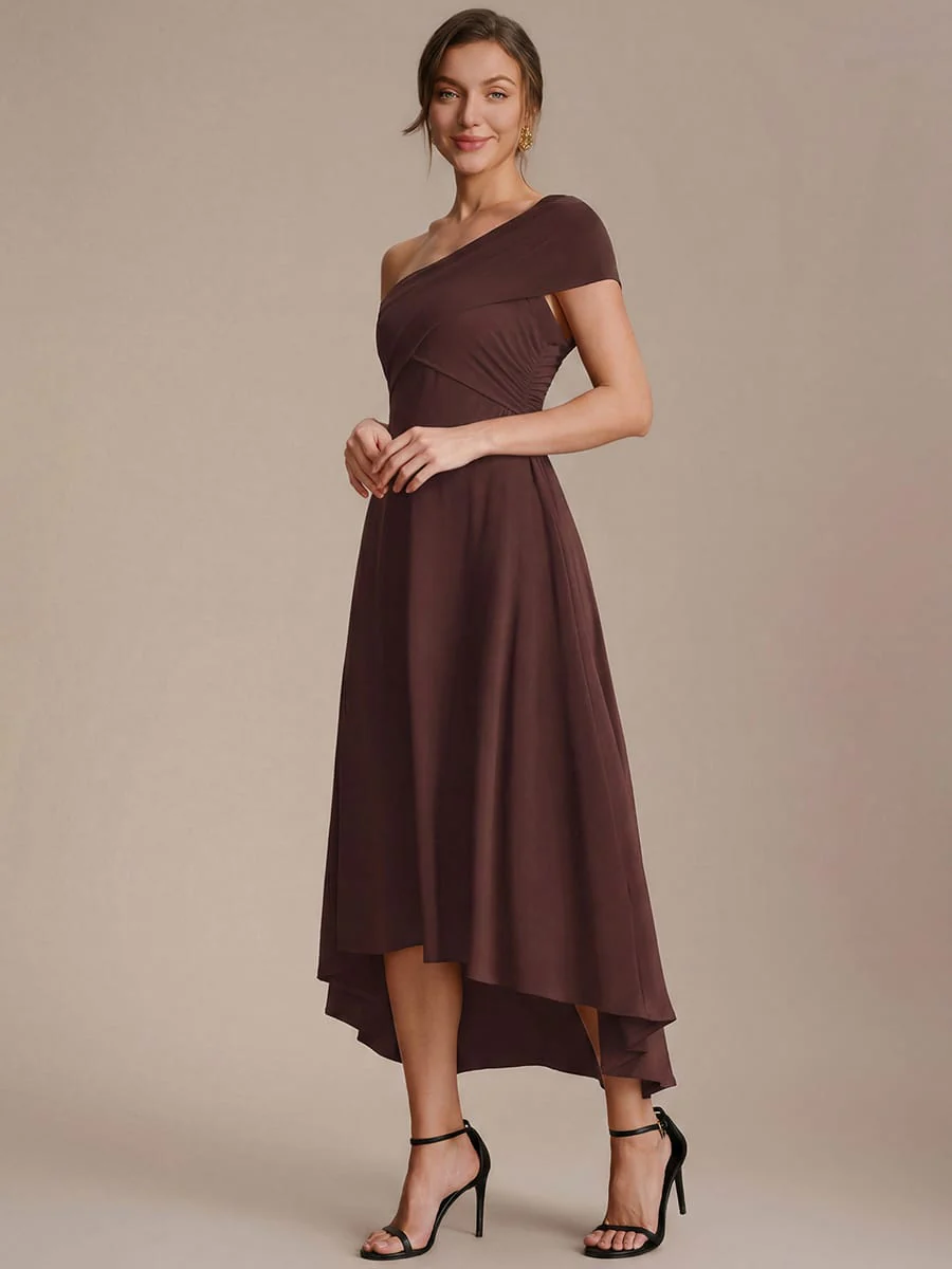 Multi-way Jersey Off-the-shoulder Sleeve Dress - Image 15