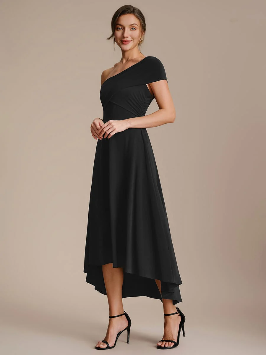 Multi-way Jersey Off-the-shoulder Sleeve Dress - Image 3