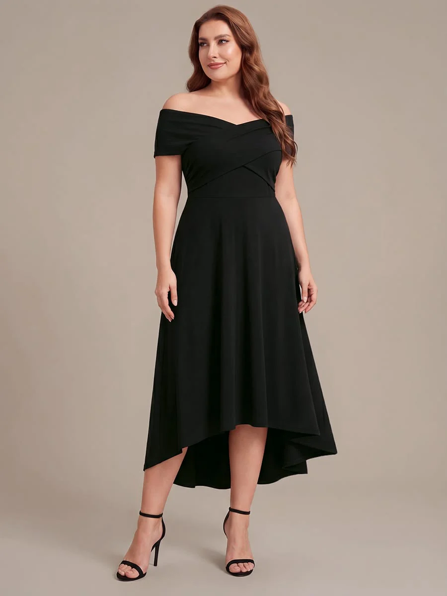Multi-way Jersey Off-the-shoulder Sleeve Dress - Image 6