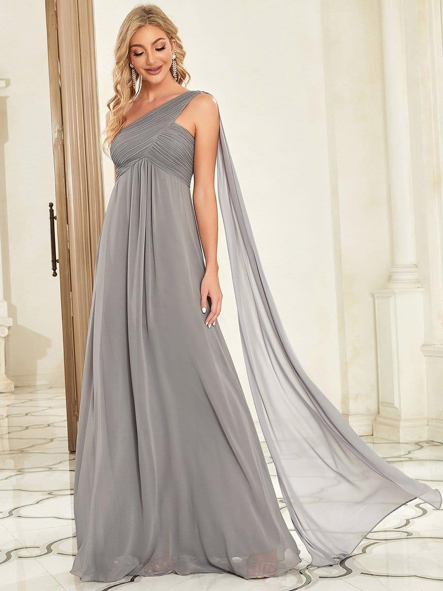 ever ANAYA|Maxi Long Chiffon One Shoulder Evening Dress for Women(Final Sale) - Image 41