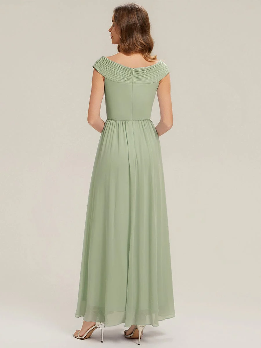 ever NEMI|Pleated Chiffon Cap Sleeve Dress - Image 19