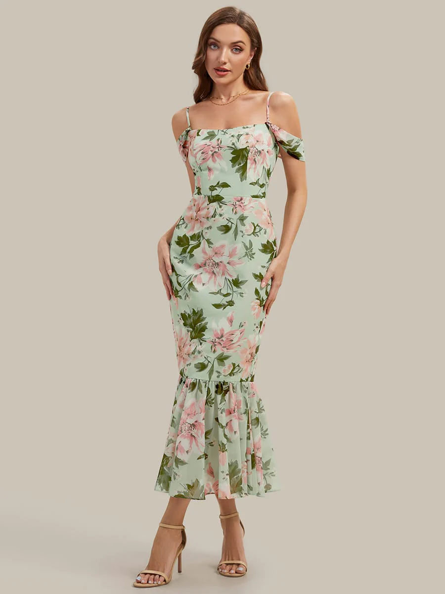 Pleated Chiffon Sleeveless Dress - Image 10