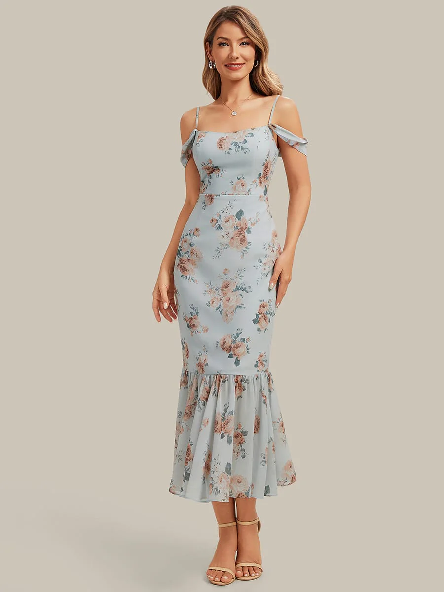 Pleated Chiffon Sleeveless Dress - Image 5