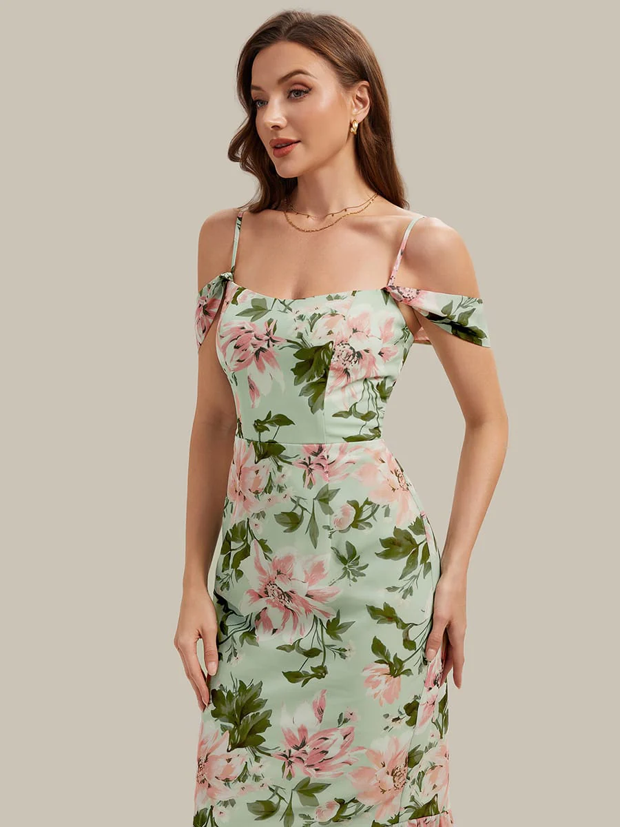 Pleated Chiffon Sleeveless Dress - Image 8