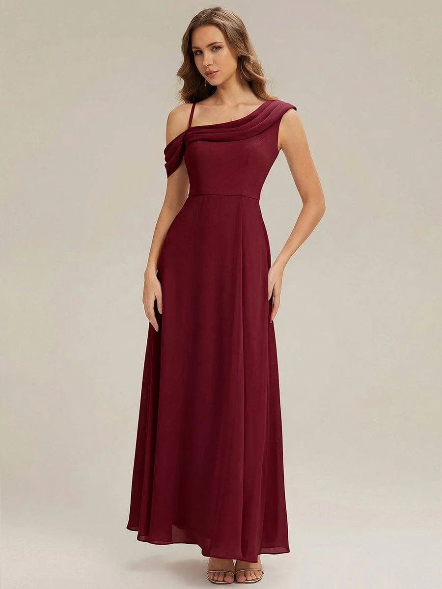 Rhinestone Embellished Chiffon Sleeveless Dress - Image 23