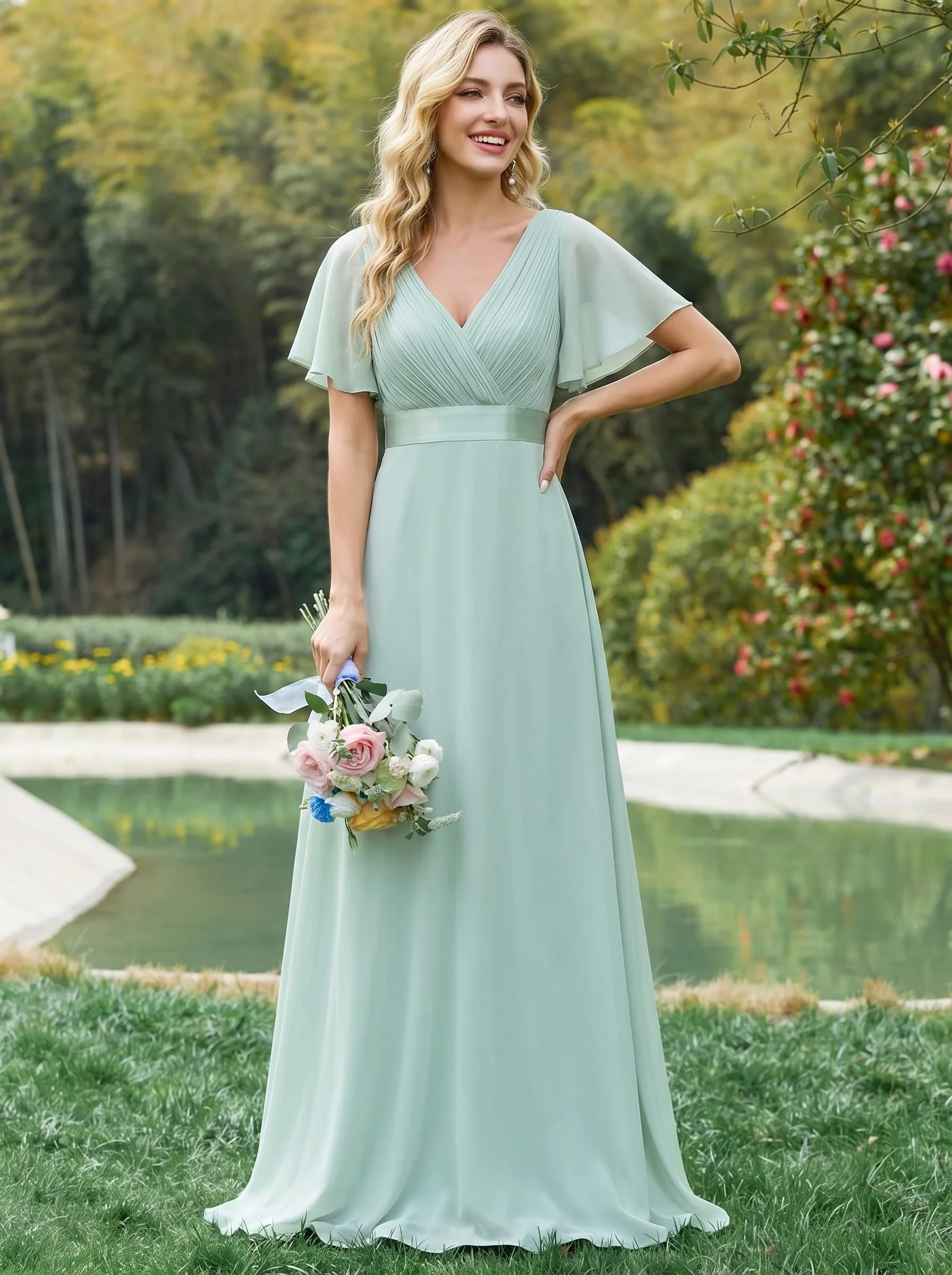 Top Picks Sage Green Bridesmaid Dresses - Image 2