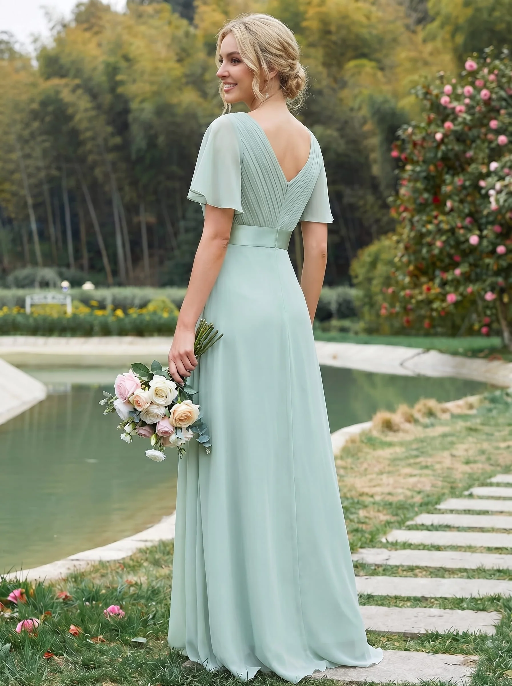 Top Picks Sage Green Bridesmaid Dresses - Image 3