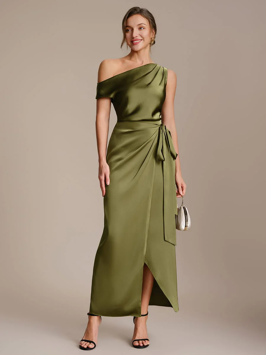 Satin Off-the-shoulder Sleeve Top - Image 10
