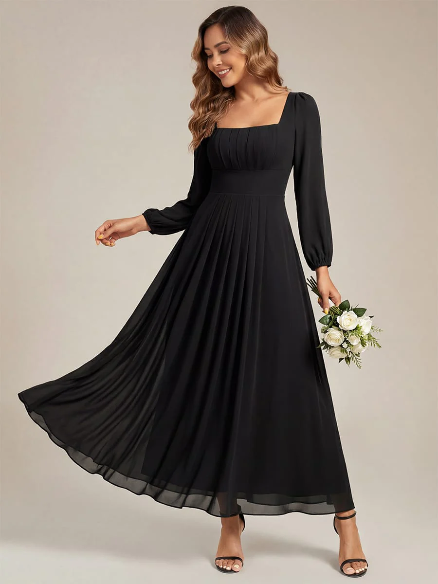 ever LYDIA|Chiffon Lantern Sleeve Maxi Dress - Image 7