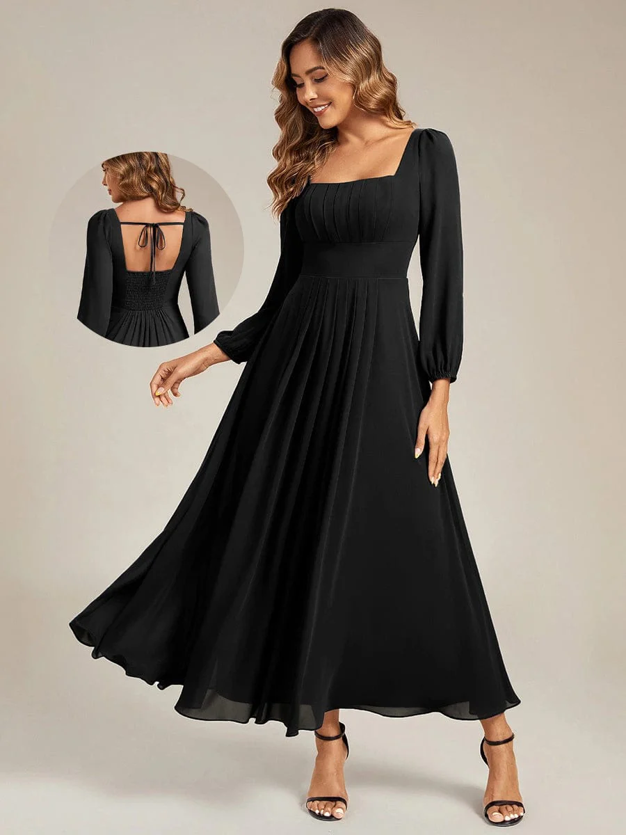 ever LYDIA|Chiffon Lantern Sleeve Maxi Dress - Image 9