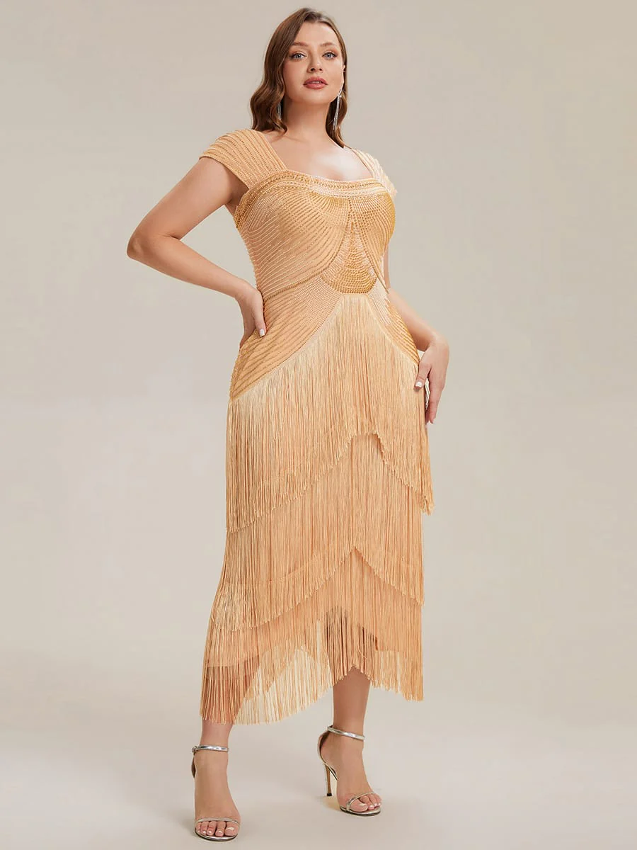 ever LUMINE|See-through Sequin Sleeveless Dress - Image 10