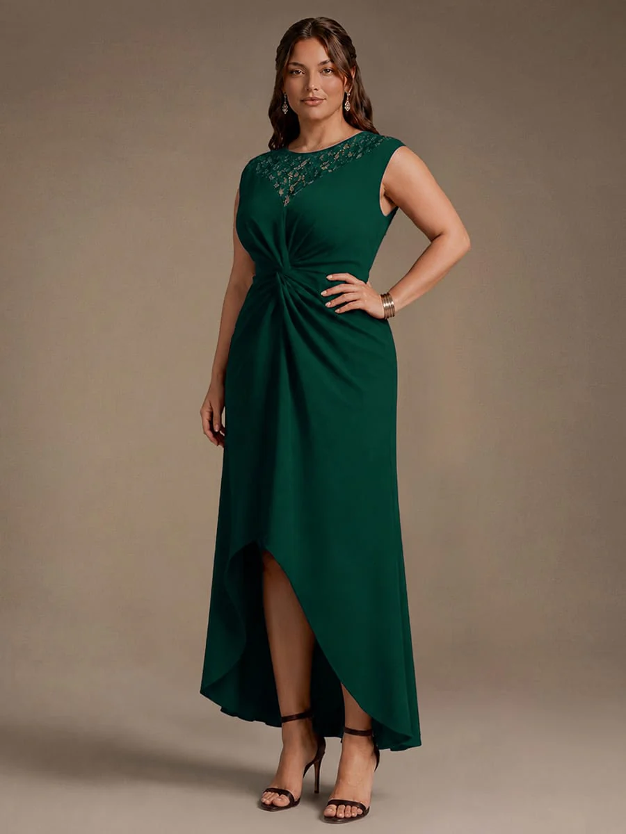 Sequin Crepe Cap Sleeve Dress - Image 6