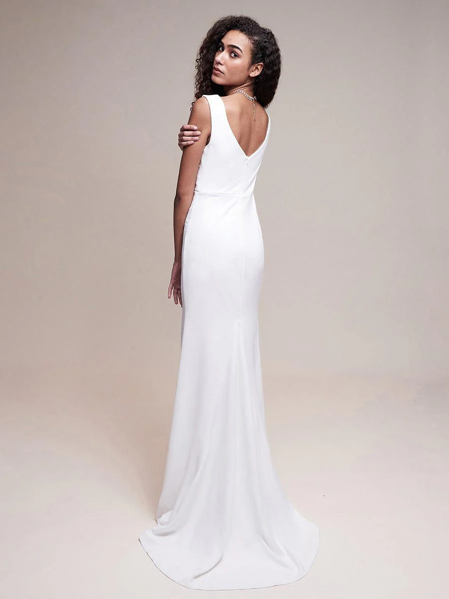 ever ARDEN|Sleeveless Ruched Sweetheart Fit and Flare Evening Dress - Image 2
