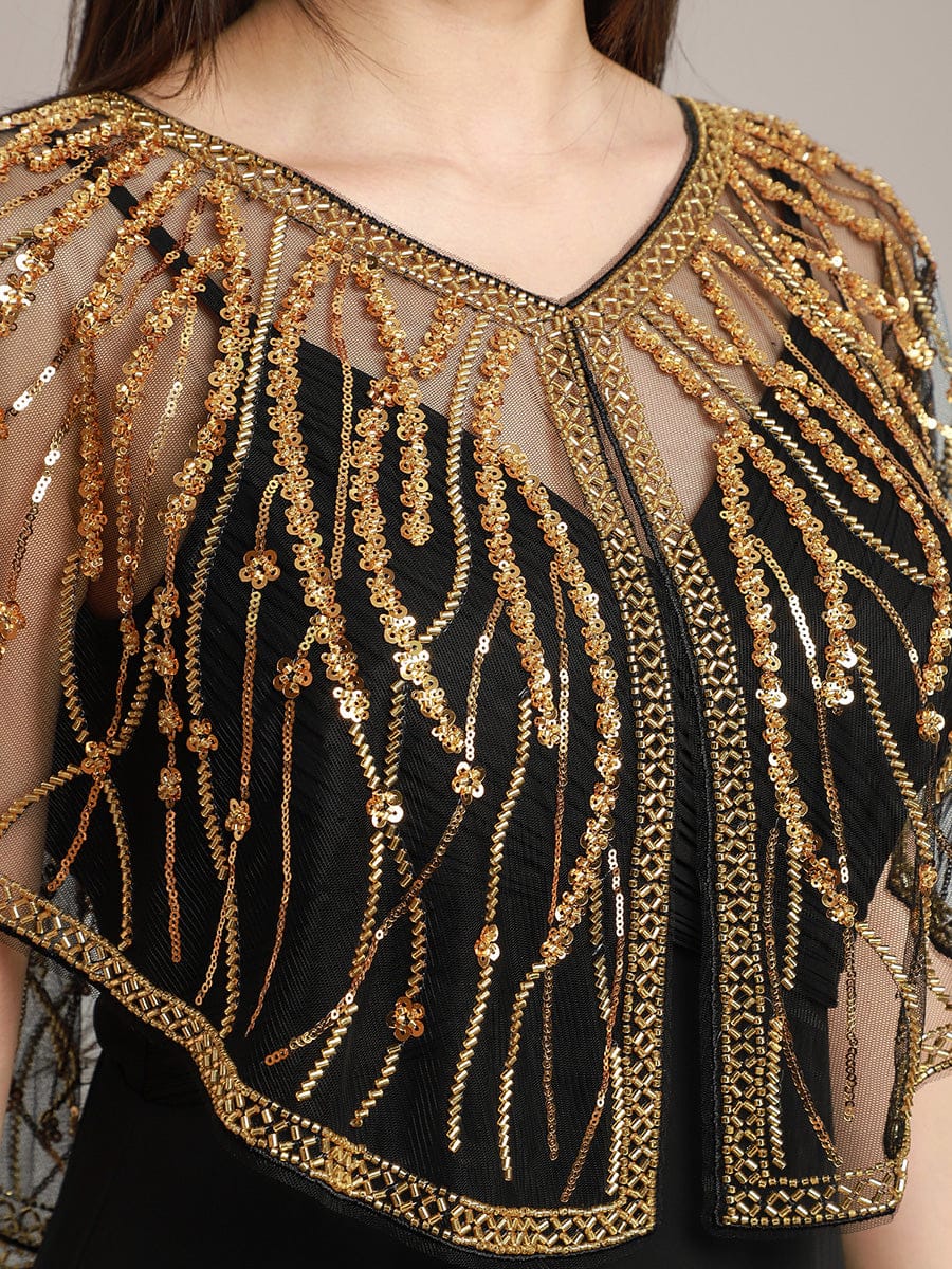 Art Deco Beaded Capelet - Image 4