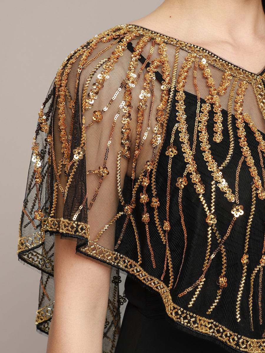 Art Deco Beaded Capelet - Image 5