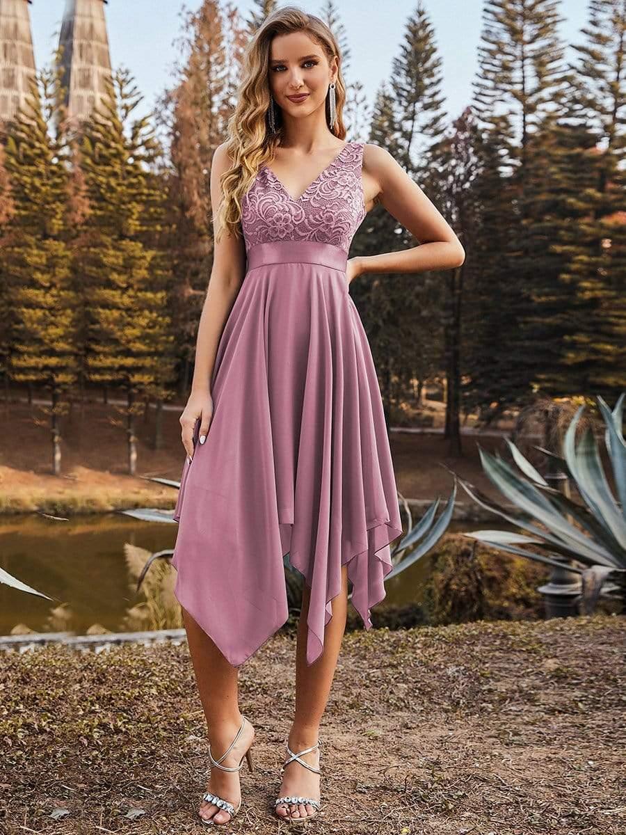 ever COSTA|Stunning V Neck Lace & Chiffon Wedding Guest Dresses for Women - Image 21