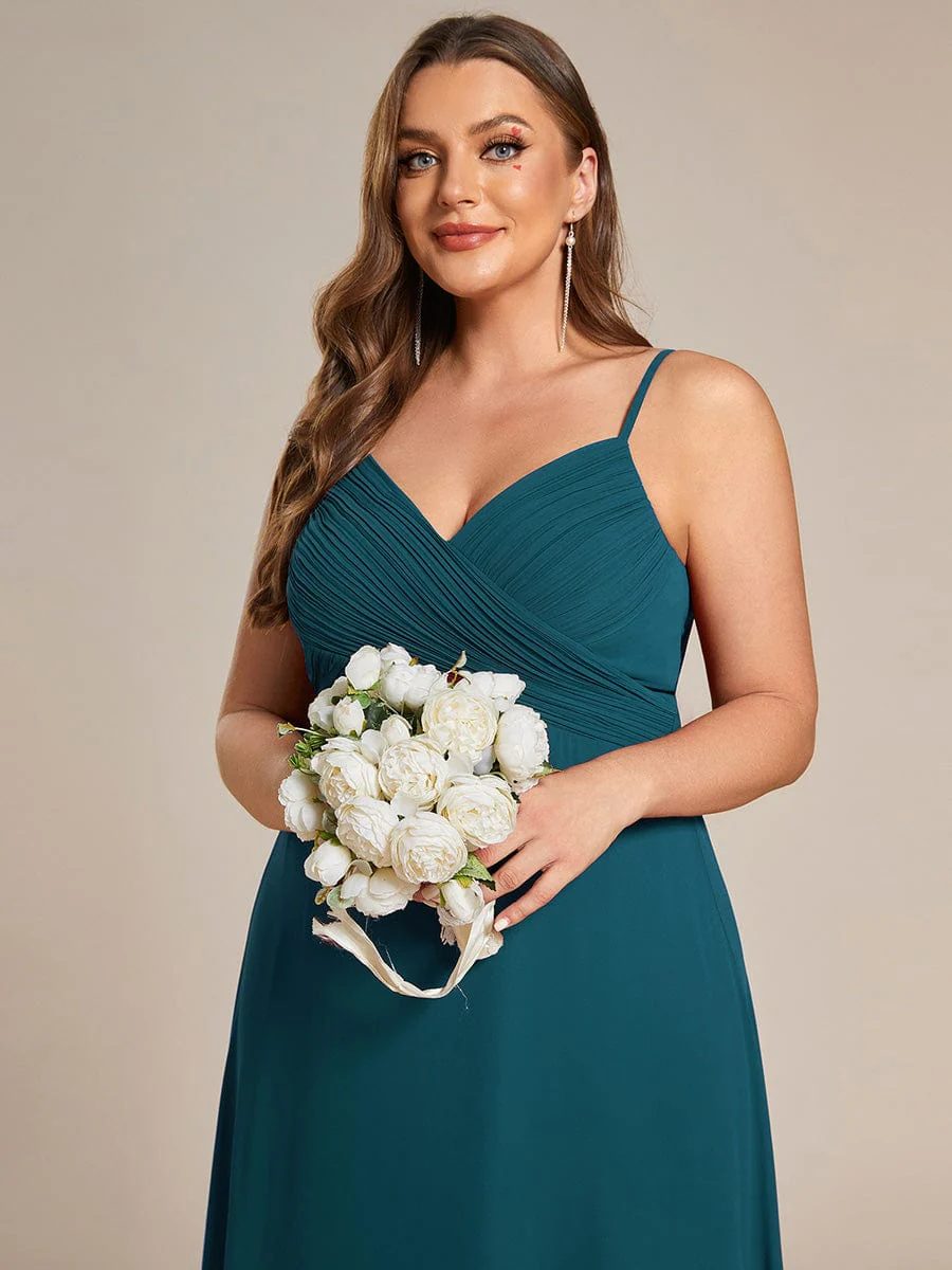 ever NOVA|Sweetheart Draped Back Floor Length Bridesmaid Dress - Image 140