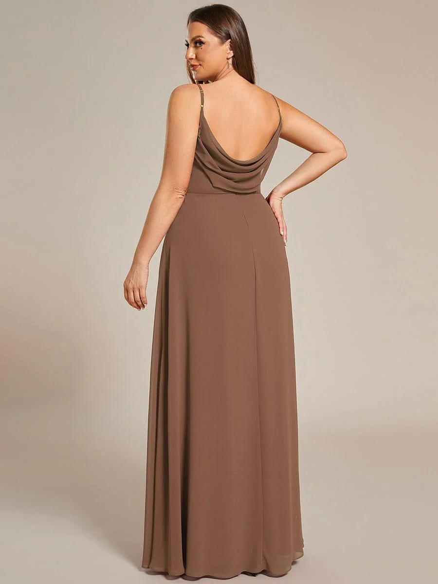 ever NOVA|Sweetheart Draped Back Floor Length Bridesmaid Dress - Image 73