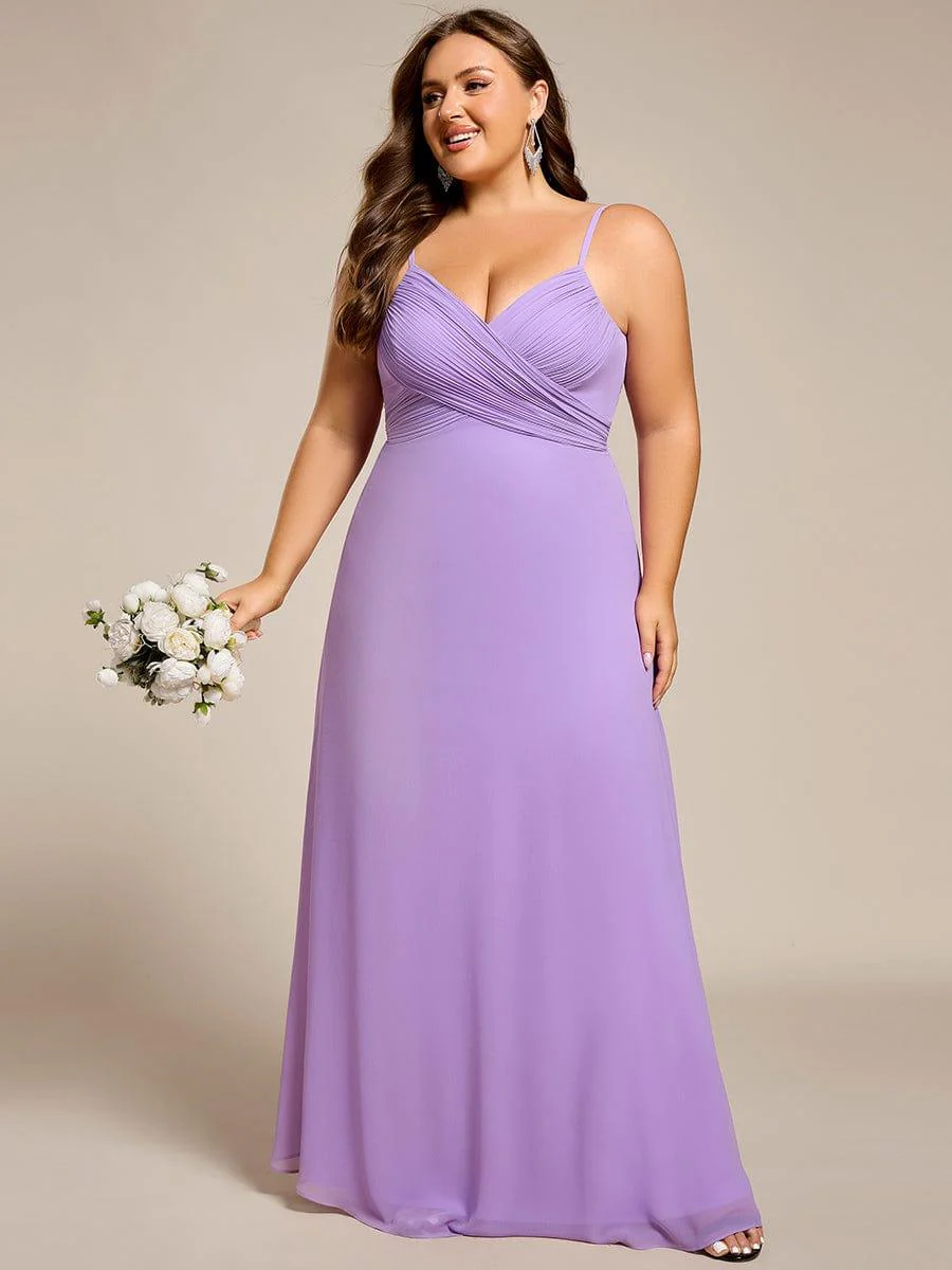 ever NOVA|Sweetheart Draped Back Floor Length Bridesmaid Dress - Image 94