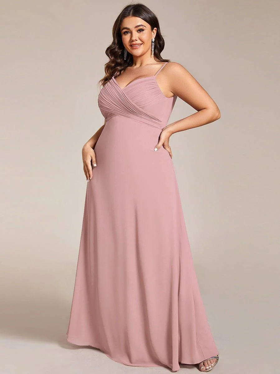 ever NOVA|Sweetheart Draped Back Floor Length Bridesmaid Dress - Image 99