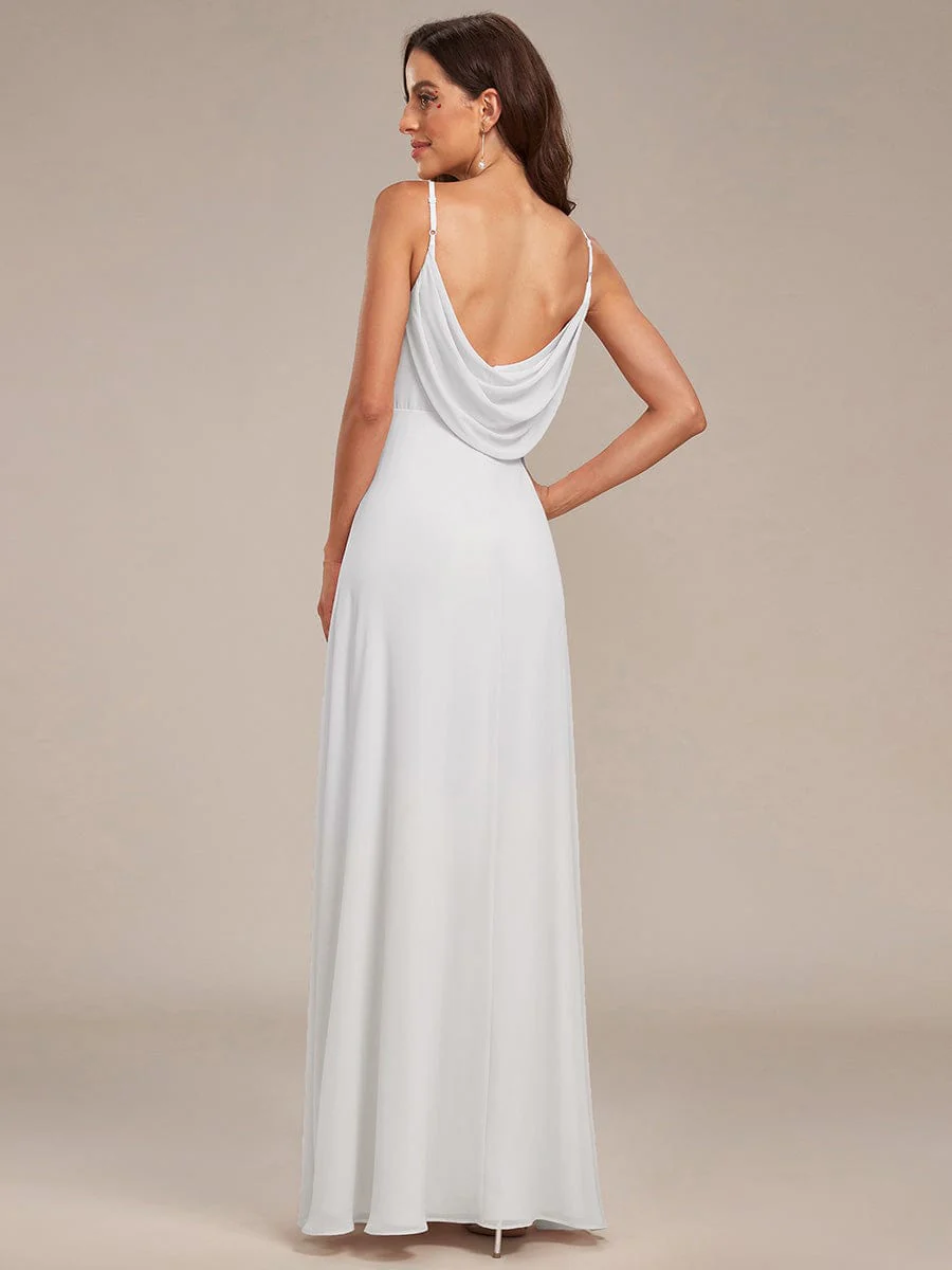 ever NOVA|Sweetheart Draped Back Maxi Bridesmaid Dress - Image 20