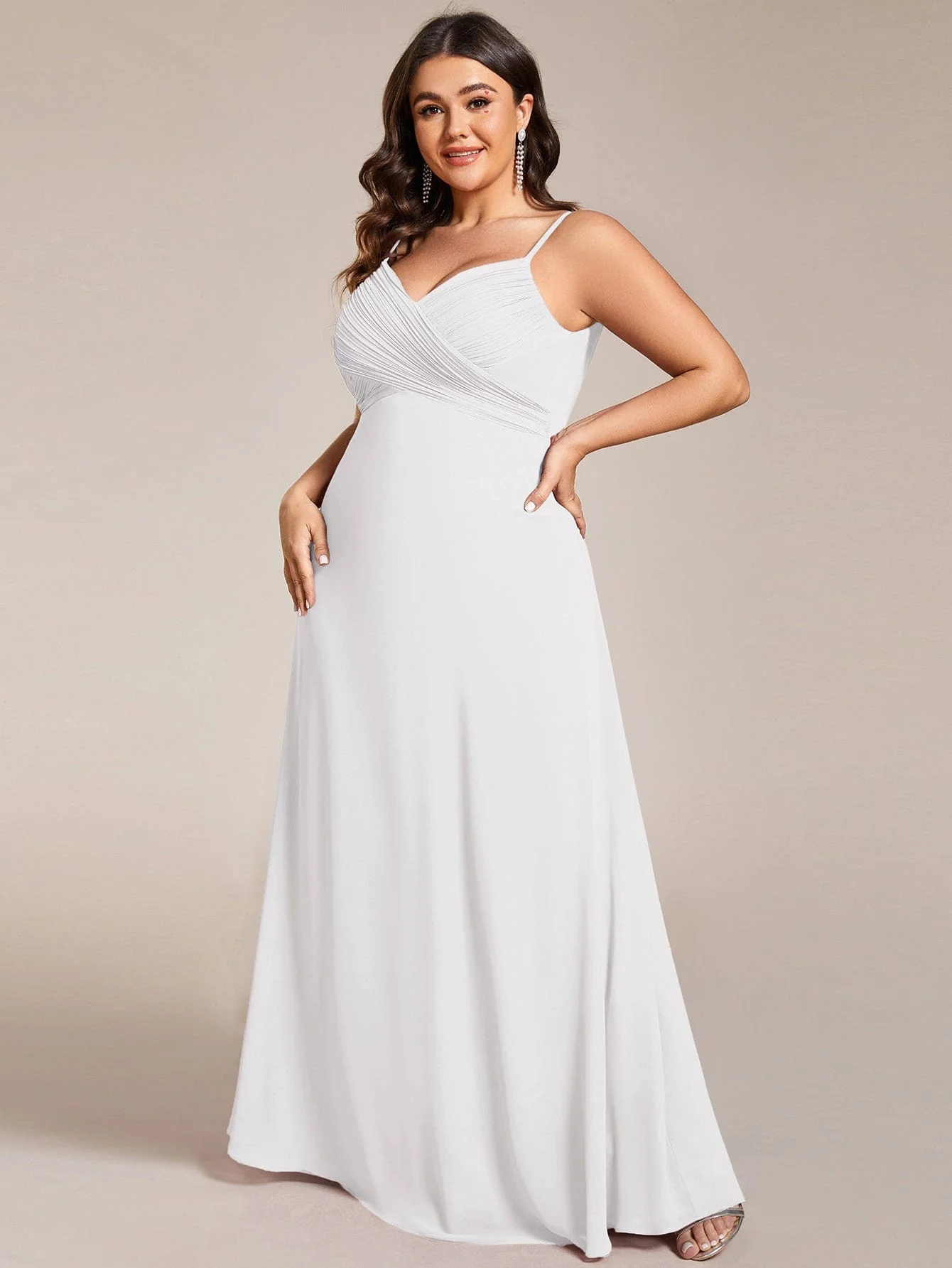 ever NOVA|Sweetheart Draped Back Maxi Bridesmaid Dress - Image 28